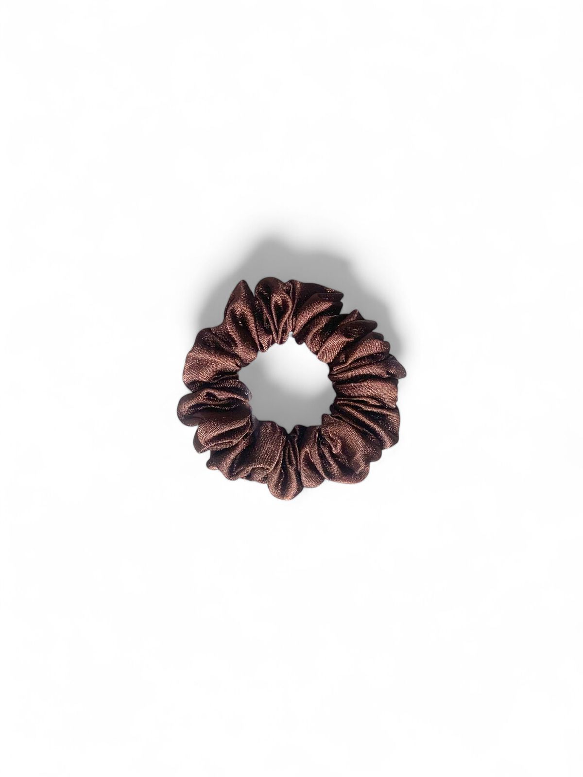 Expresso Mini satin scrunchie