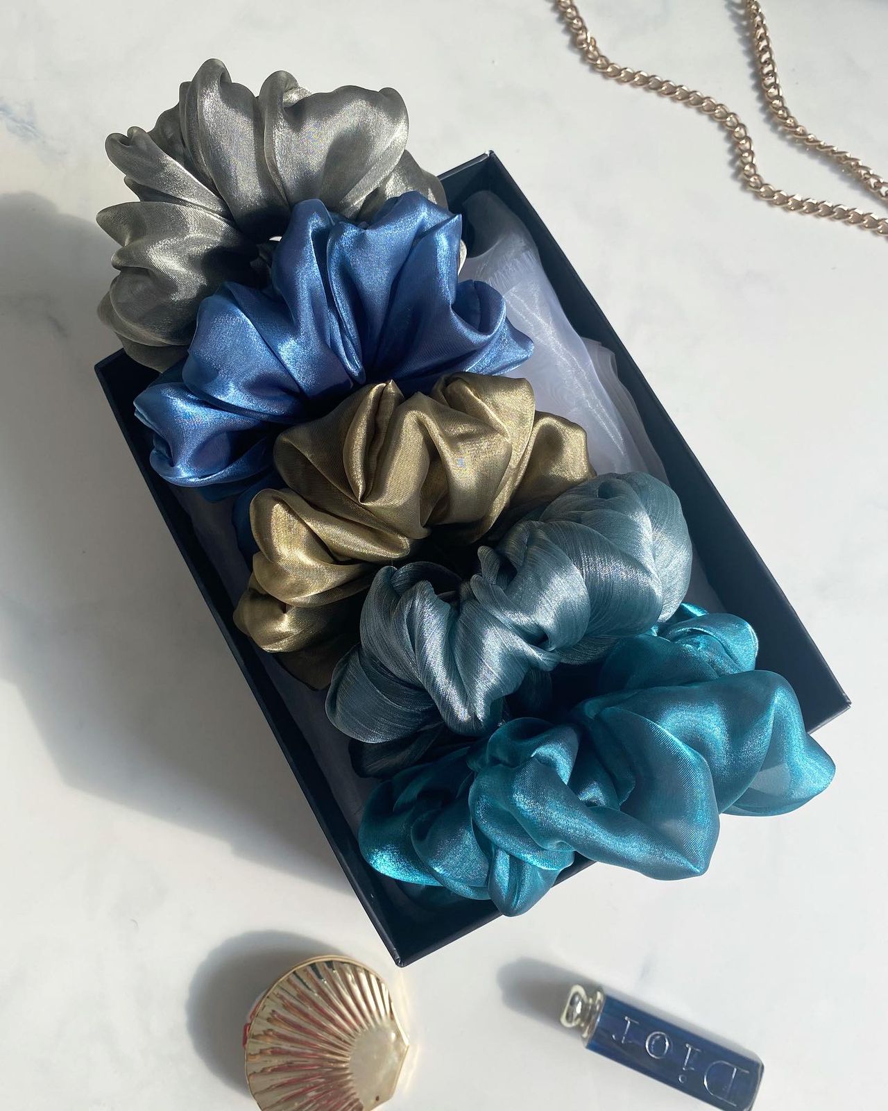 Jules Organza scrunchie