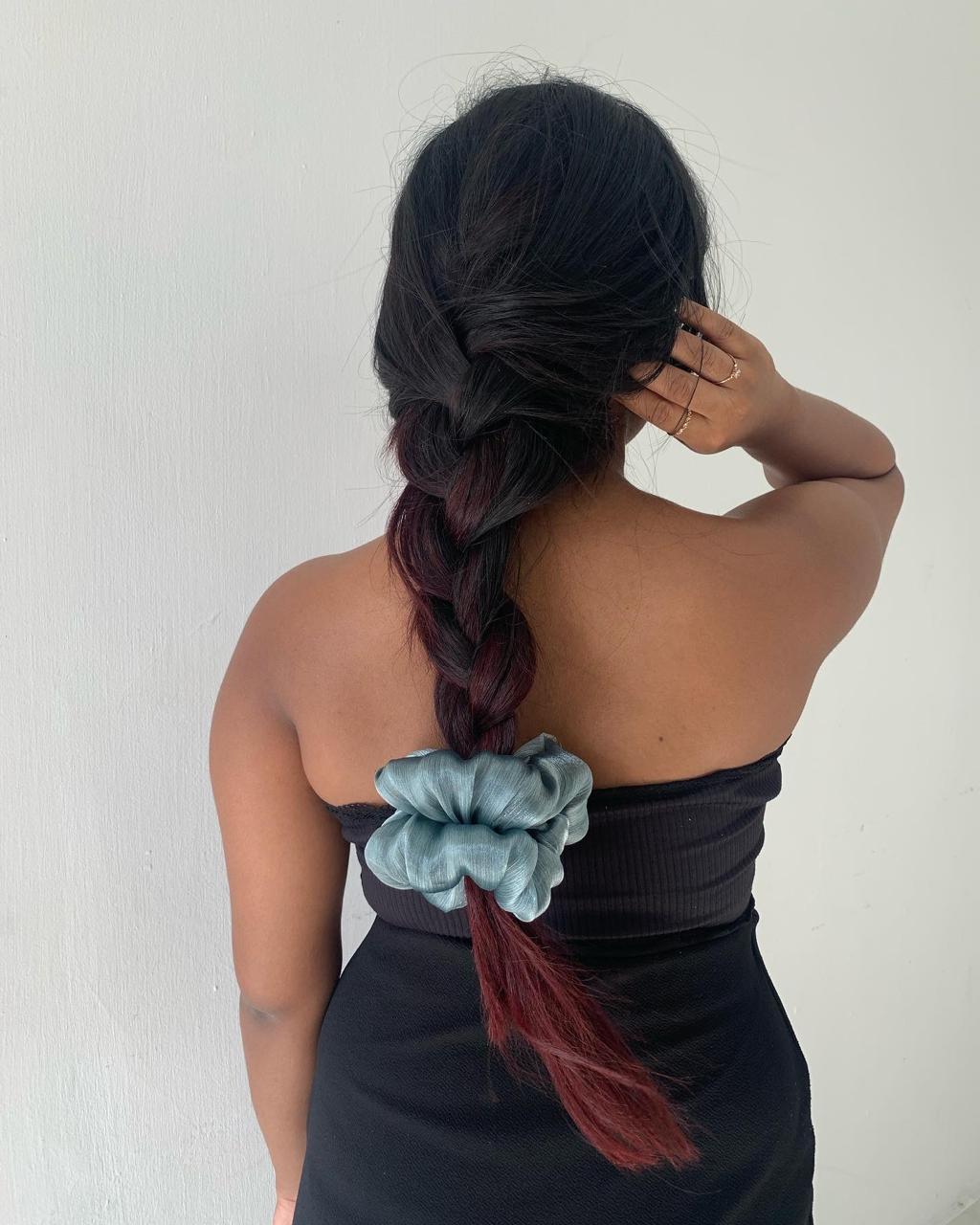 Frozen Organza Scrunchie