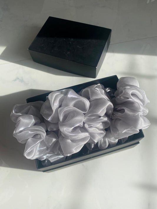 Moon light Organza Scrunchie