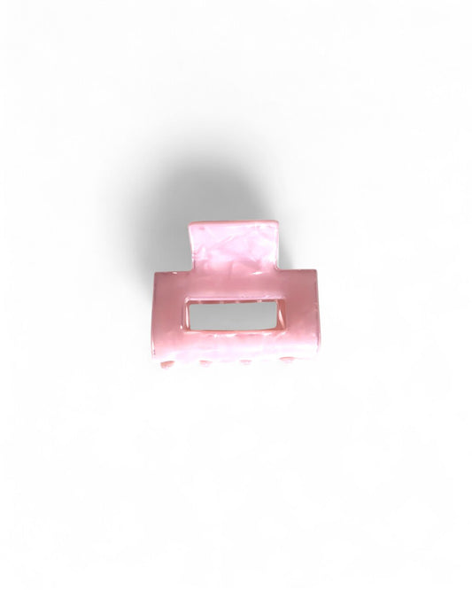 Pink mini claw clip