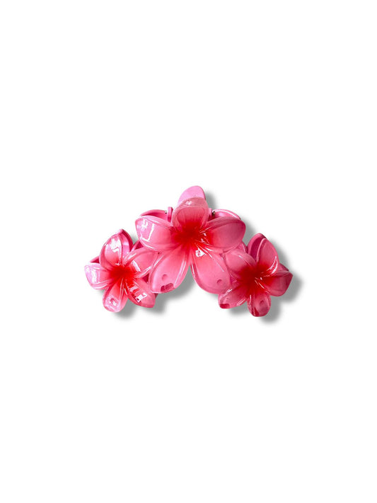 Beachy flower claw clip