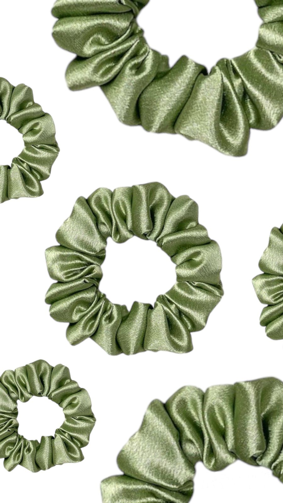 Cascade Mini satin scrunchie
