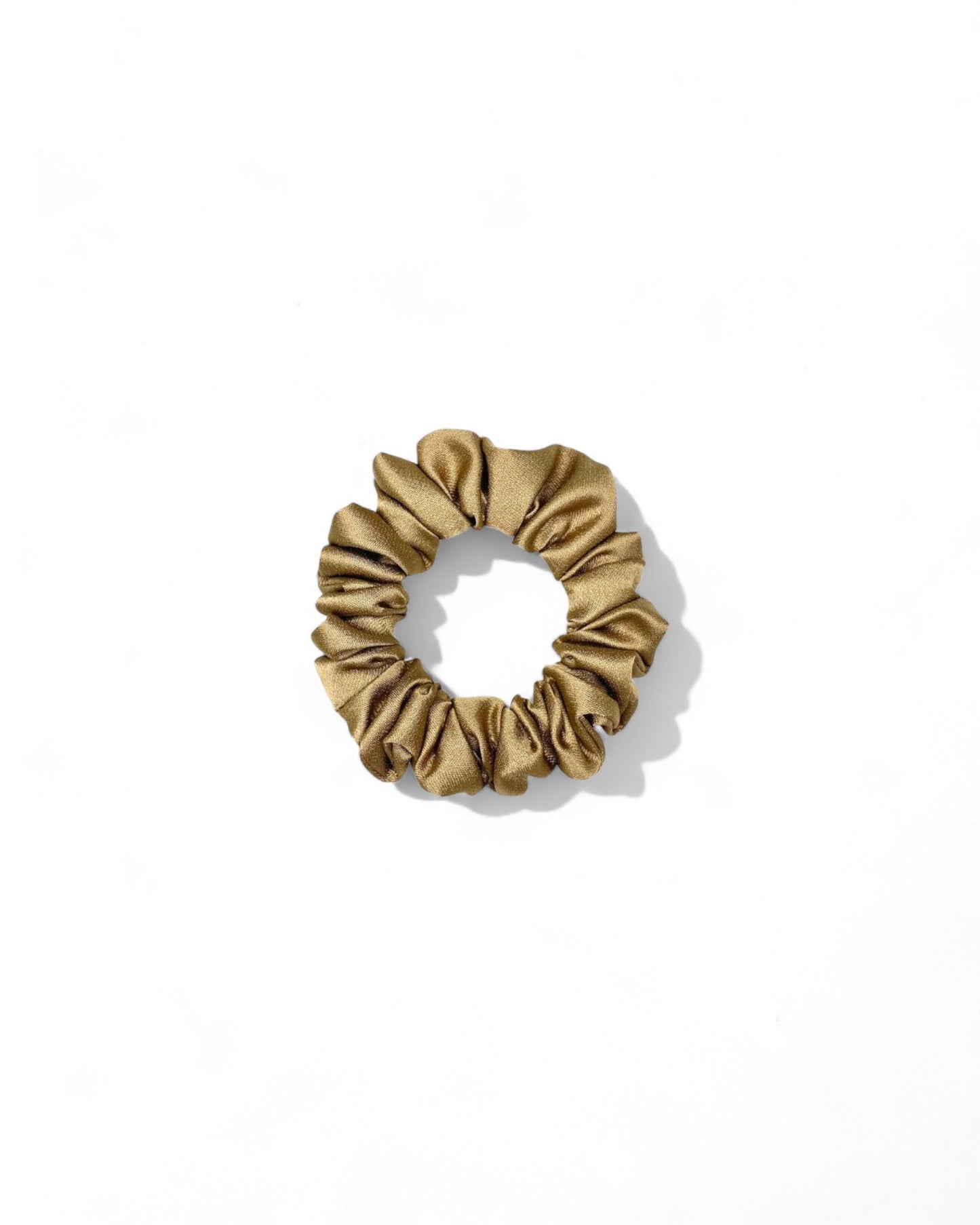 24K Gold Mini Scrunchie