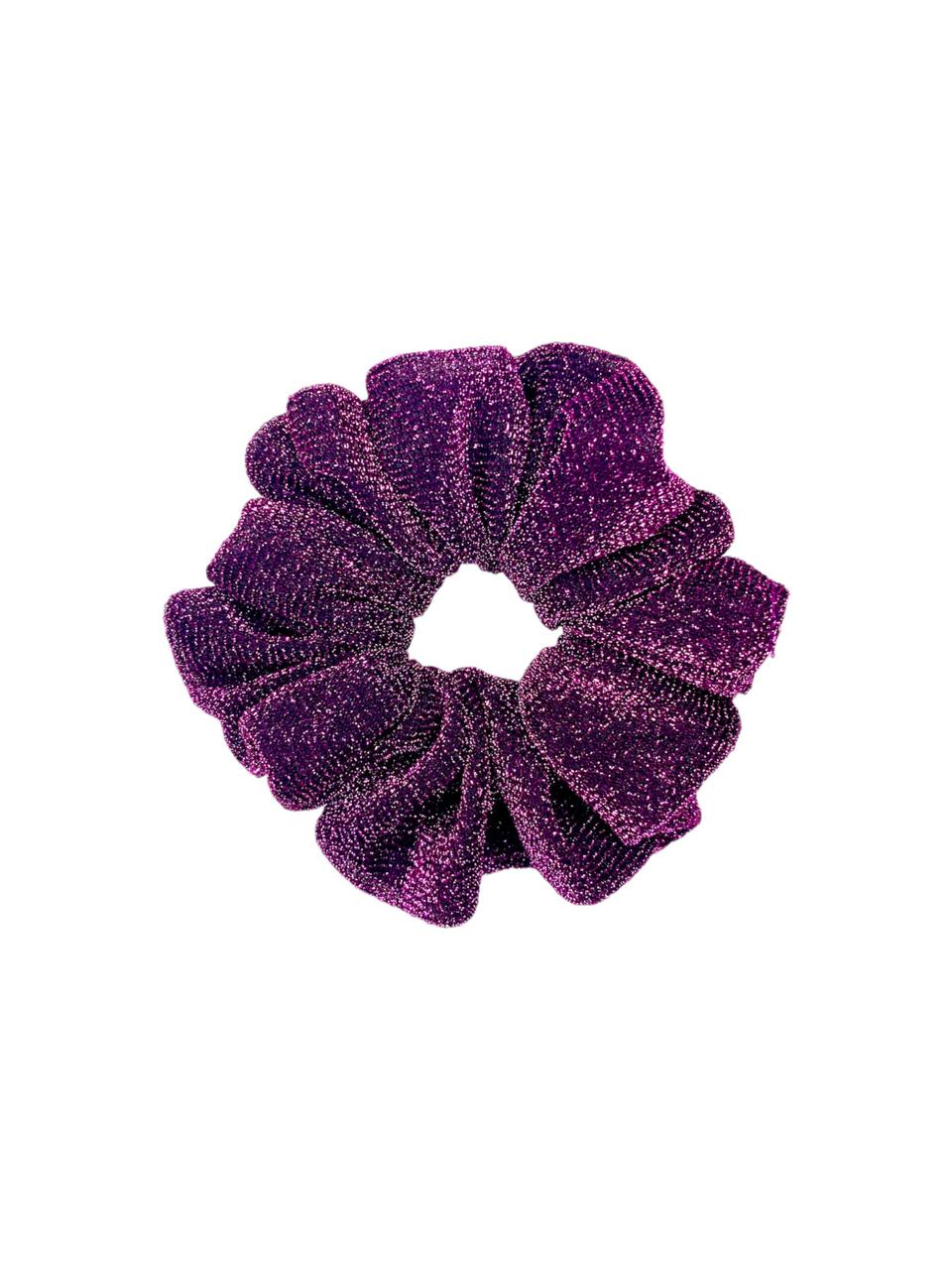 Magnetic satin scrunchie