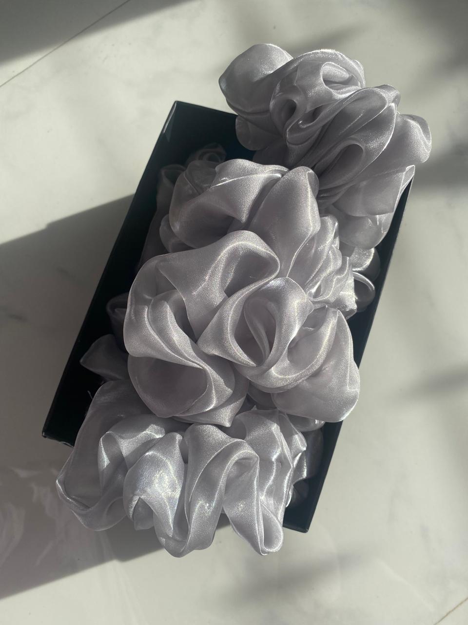 Moon light Organza Scrunchie