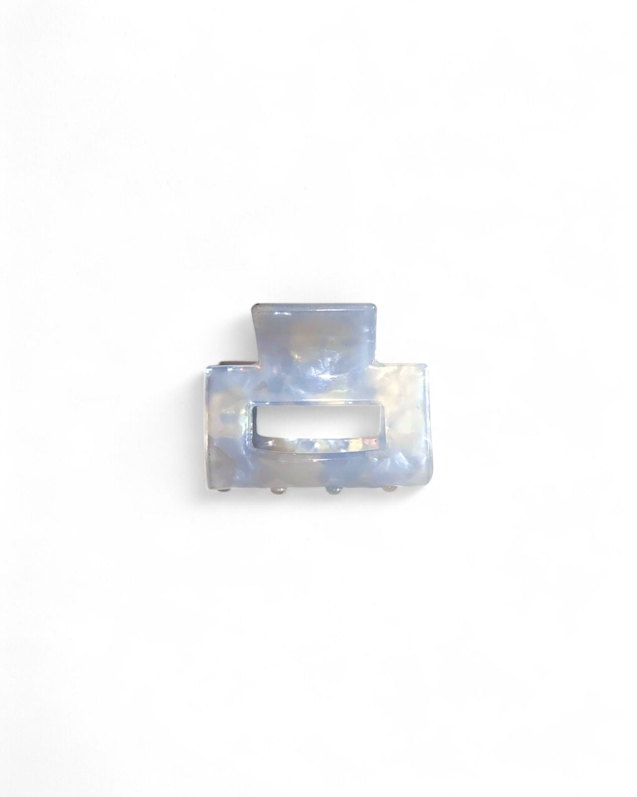 Blue mini claw clip