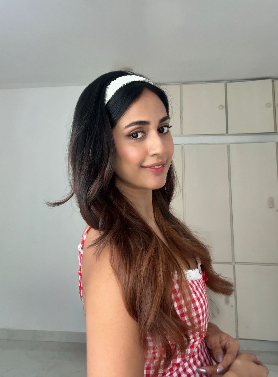 White Satin Headband