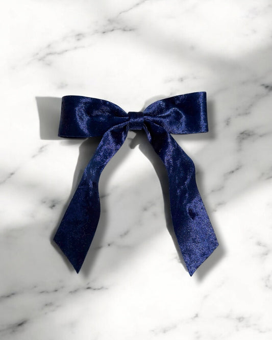 Midnight Velvet Bow